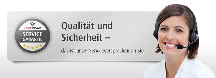 Qualit&auml;t und Sicherheit - das ist unser Serviceversprechen an Sie.