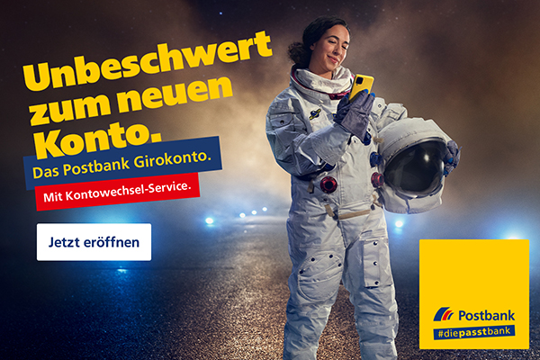 Postbank Giro start direkt - Kampagne 600x400